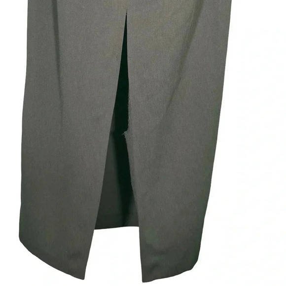 Danny & Nicole Size 10 Black Sleeveless Polyester Dress with Slit - Picture 3 of 7